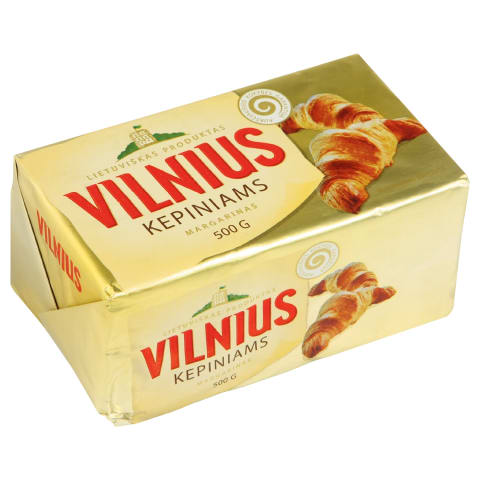 Margarinas kepiniams VILNIUS, 80 %, 500 g