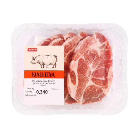 Pjaust.kiaul. sprandinė be kaulo, 340g