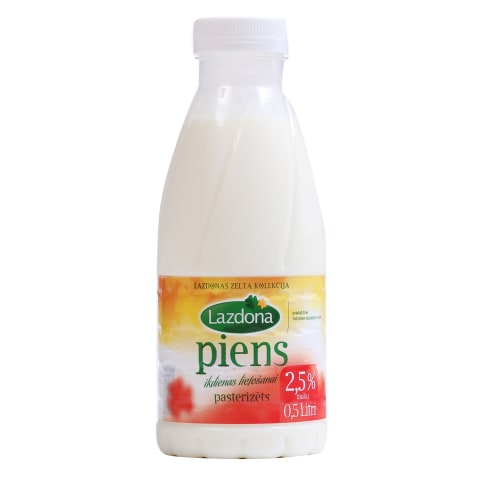 Piens Lazdona 2,5% 500ml