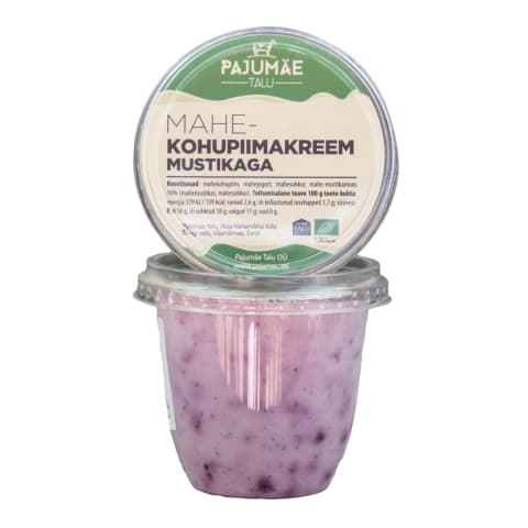 PAJUMÄE TALU Mahe-kohupiimakreem mustikaga 265g