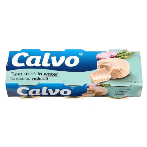 Nesmulkintas tunas savo sultyse CALVO, 240 g