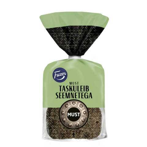Must taskuleib seemnetega Fazer 270g