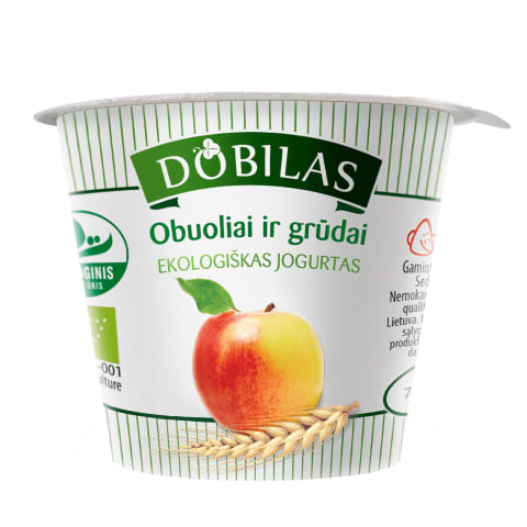 Ek. jogurtas ob., grūd. DOBILAS,2,5-3,5%,125g