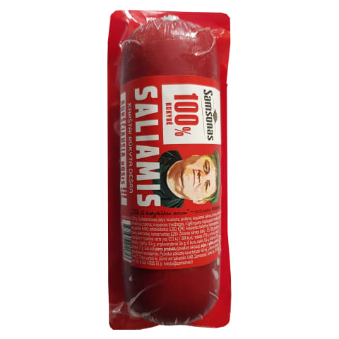 Karštai rūkyta dešra SAMSONO saliamis, A,350g