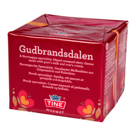 Kitse- ja lehmapiimajuust Gudbrandsdalen Tine 35% 250g