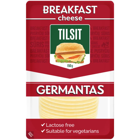 Sūris GERMANTAS TILSIT, 45 % rieb. s.m. 150 g