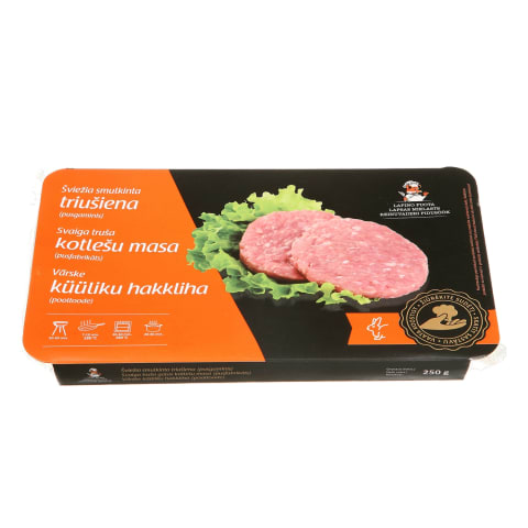 Šviežia smulkinta triušiena, 250 g