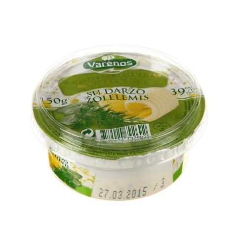 Pusrieb. sviestas su daržo žolel., 39%, 150g