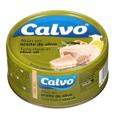 Nesmulk. tunas alyvuogių aliejuje CALVO, 160g