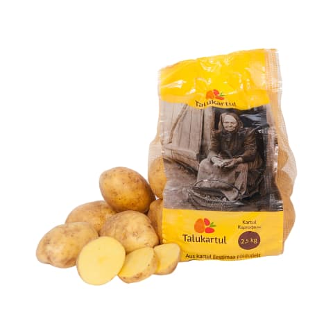 Kartul pestud kollane, Queen Anne 2,5kg