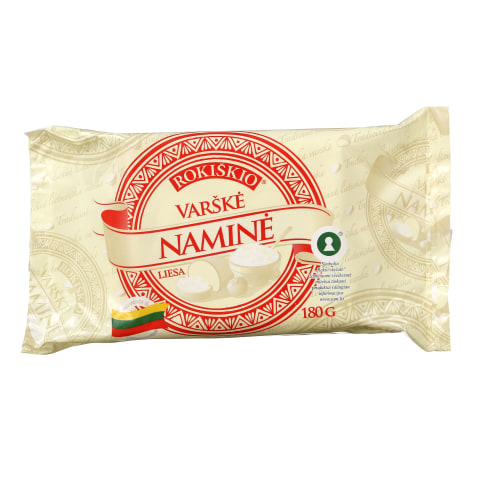 Rokiškio NAMINĖ varškė, 0,5% rieb., 180g