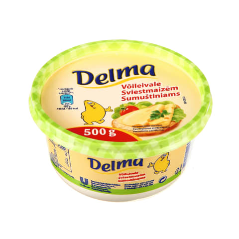 Margarinas Sumustiniams Delma 500 G Margarinas Sumustiniams Delma 500 G