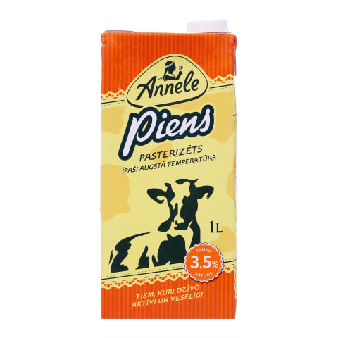 Piens Annele UHT 3,5% 1l