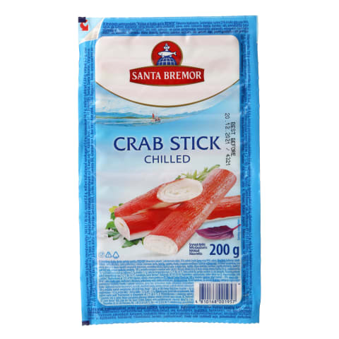 Atvės.krabų sk. lazdelės SANTA BREMOR, 200g