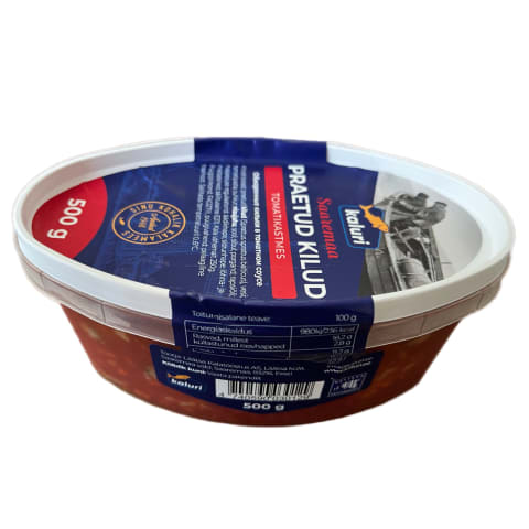 Praetud kilud tomatikastmes 500g