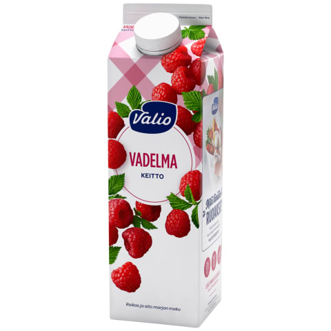 Vaarika-virsiku kissell kiudaine ja magusainetega, VALIO, 1 kg