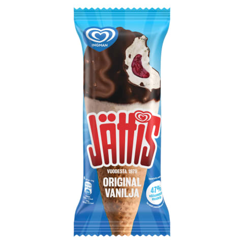 Jäätis vanilli Jättis 195ml/96g