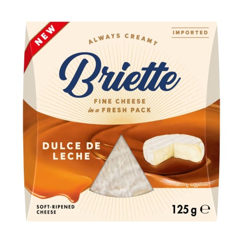 Sūris BRIETTE DULCE DE LECHE, 60%, 125 g