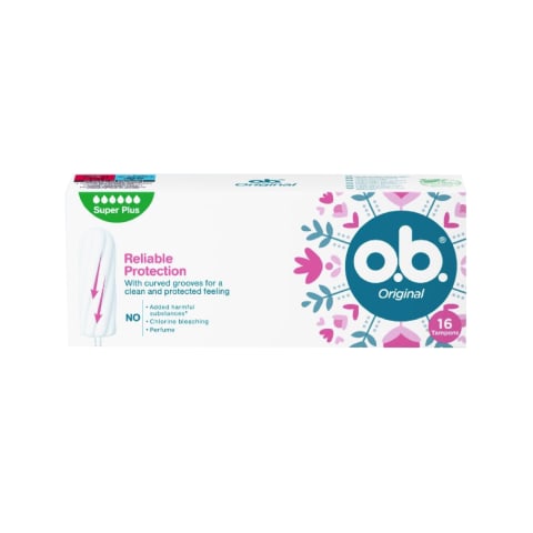 Tampoonid OB plus.sup. 16 tk