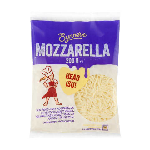 Mozzarella Synnove riivitud 200g