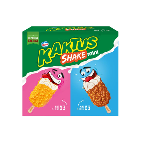 Pulgajäätis Shake Mini Kaktus 6x50ml