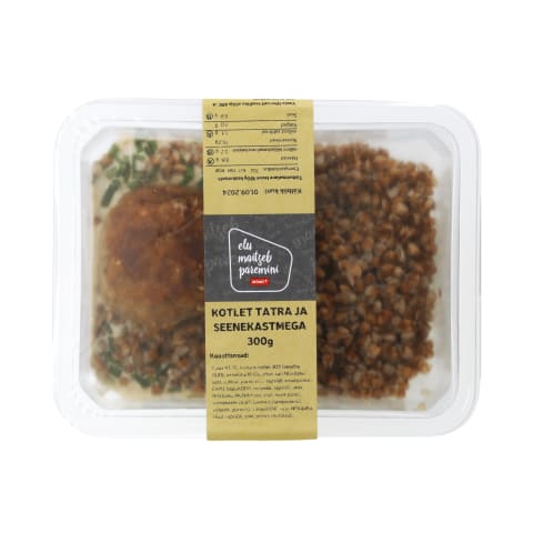 Kotlet tatra ja seenekastmega 300g