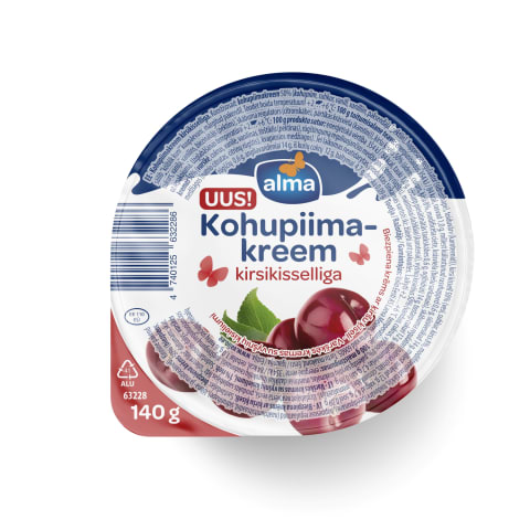 ALMA Kohupiimakreem kirsikisselliga 140g