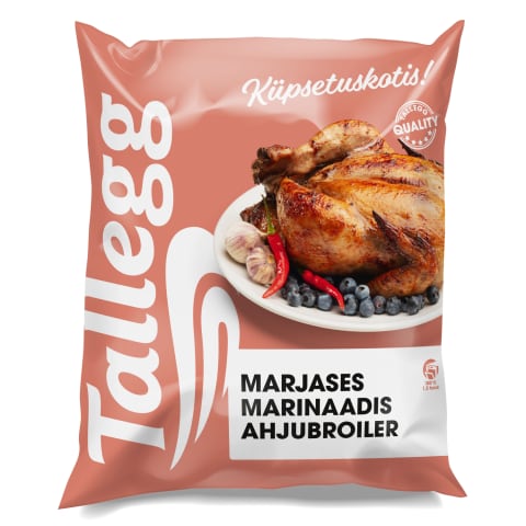 Marjases marinaadis ahjubroiler küpsetuskotis