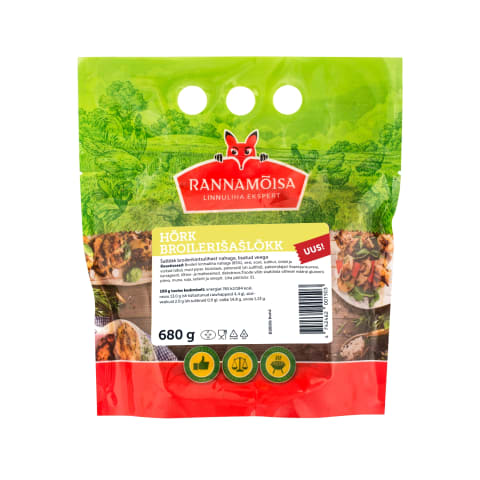 Hõrk broilerišašlõkk Rannamõisa 680g