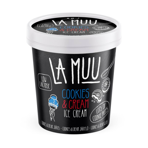 Jäätis küpsisega La Muu 250g/500ml