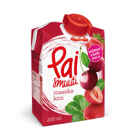 Smuuti maasika-kirsi Põltsamaa 200ml