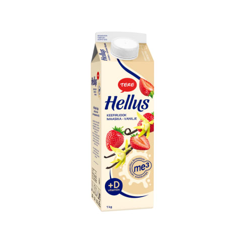 Hellus keefirijook maasika-vanilje, 1 kg