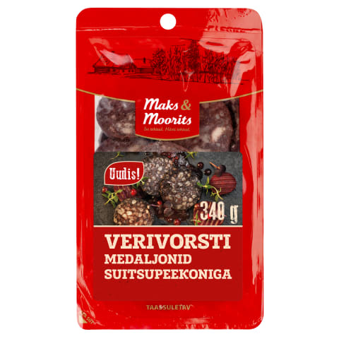 Verivorsti medaljonid suitsupeekoniga Maks & Moorits 340g
