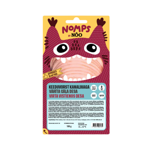 Keeduvorst kanalihaga Nomps Nõo 100g