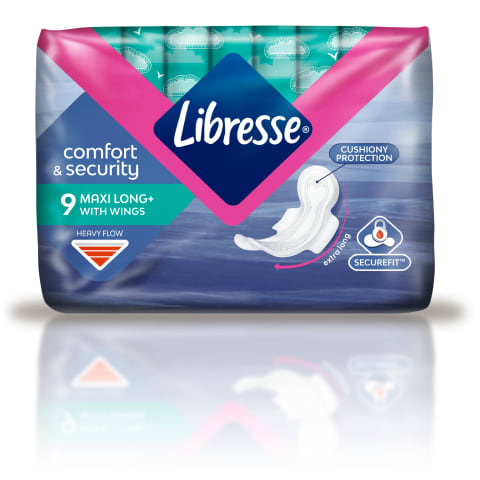 Hig.paketai LIBRESSE MAXI SUPER CLIP, 9 vnt.