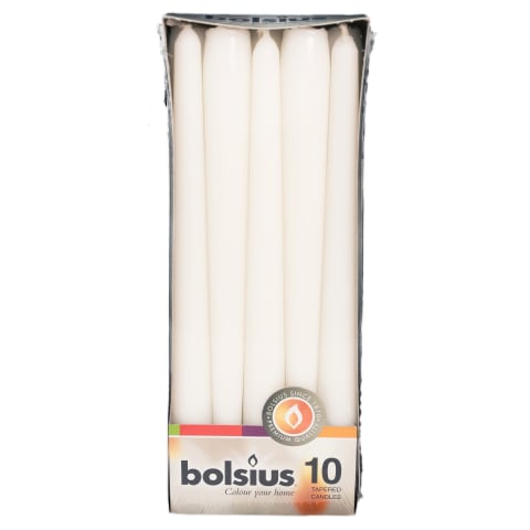 Vaska svece 245/24 10 gab.baltas 103600352202