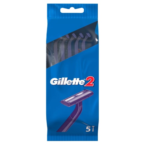 Vienreizējie skuvekļi Gillette 2, 5 gab.