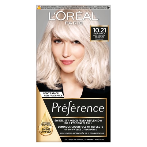 Püsivärv L'Oreal Preference 10.21