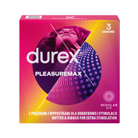 Kondoomid Durex Pleasuremax 3 tk