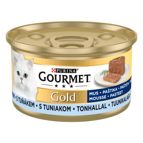 Kons.kaķ. Gourmet ar tunci,pastēte,85g
