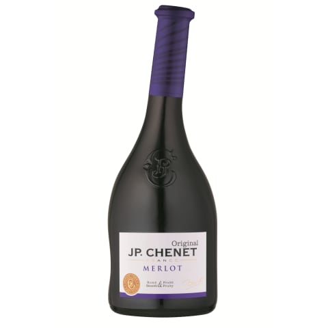 Raudon.sausas vynas J.P.CHENET MERLOT, 0,75l