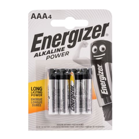 Baterijas Energizer LR03 AAA 4 gab