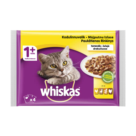 Kons. kaķiem Whiskas baltās gaļas 4x100g