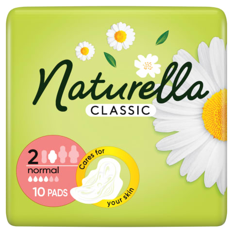 Higien. paketai NATURELLA NORMAL PLUS, 10vnt.