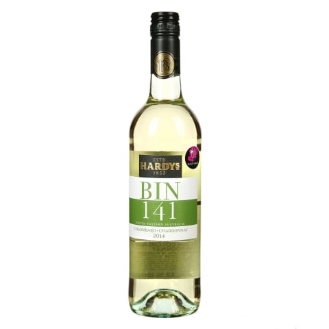 Balt. vynas HARDYS BIN COLOMBARD, 12%, 0,75l