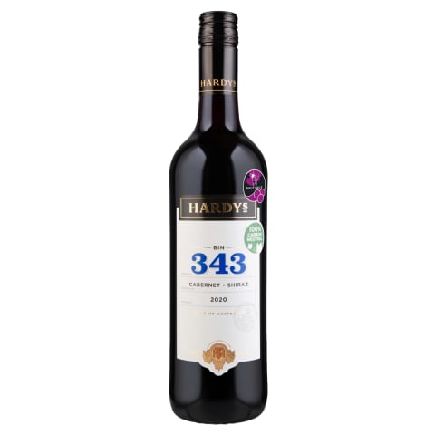 Gt.vein Hardys BIN 343 Cabernet Shiraz 0,75l