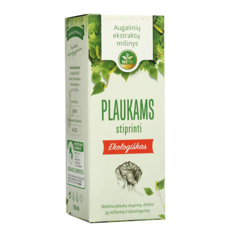 Aug. ekstraktas plaukams stipr., MĖTA, 100ml