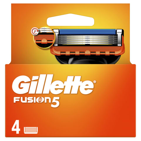 Skustuvo galvutės GILLETTE FUSION, 4 vnt.