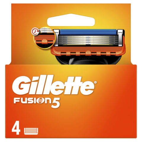 Skūšanās kasetes Gillette Fusion 4 gab.