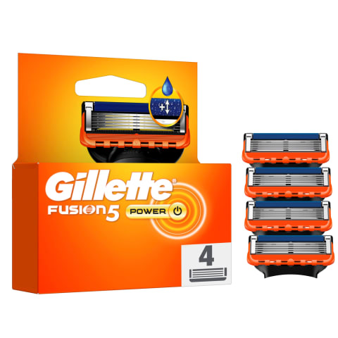 Skūšanās kasetes Gillette Fusion Power 4 gab.